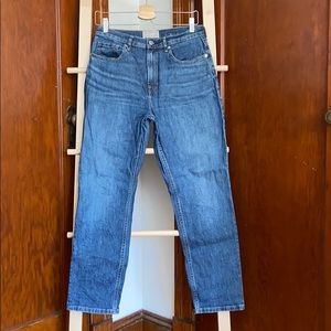 Everlane Cheeky Jean, Mid Blue, Size 28
